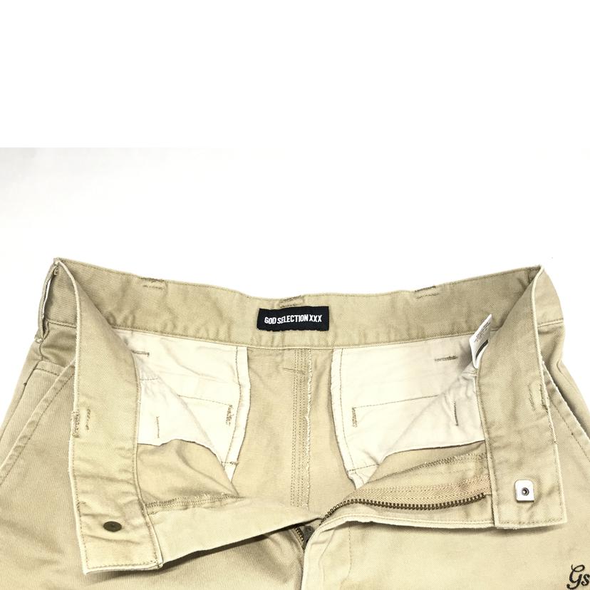 GOD SELECTION XXX ゴッドセレクショントリプルエックス/2019SS PANTS/BEIGE/GX-S19-PT-01//SAランク/51