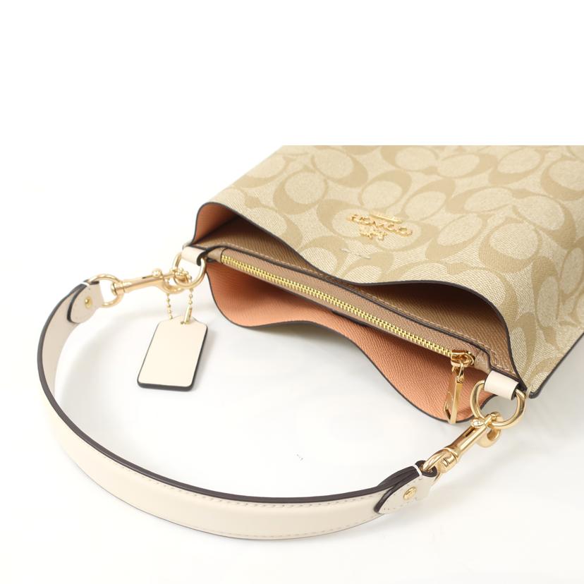 COACH コーチ/シグネチャーショルダーバッグ 2WAY ホワイト/CA582//ABランク/65