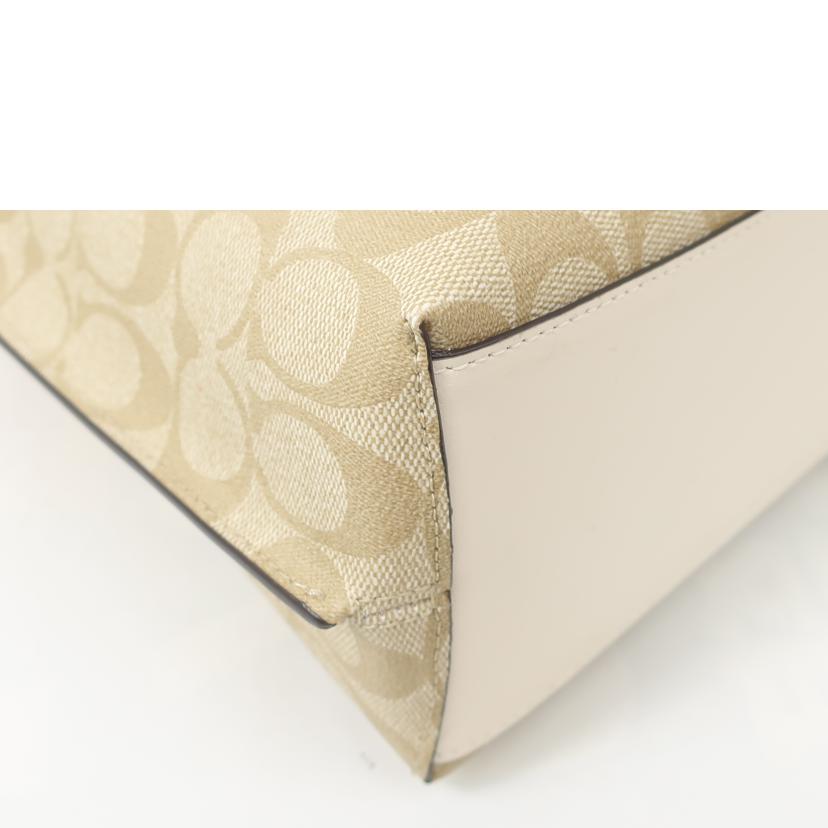 COACH コーチ/シグネチャーショルダーバッグ 2WAY ホワイト/CA582//ABランク/65