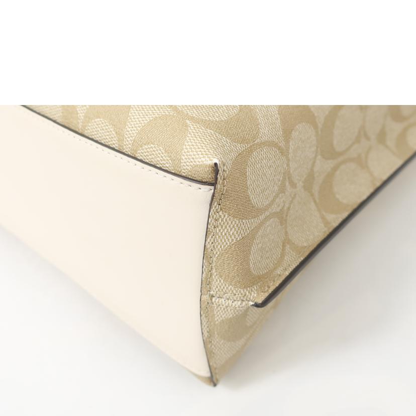 COACH コーチ/シグネチャーショルダーバッグ 2WAY ホワイト/CA582//ABランク/65