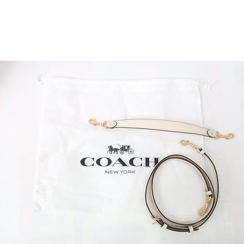 COACH コーチ/シグネチャーショルダーバッグ 2WAY ホワイト/CA582//ABランク/65