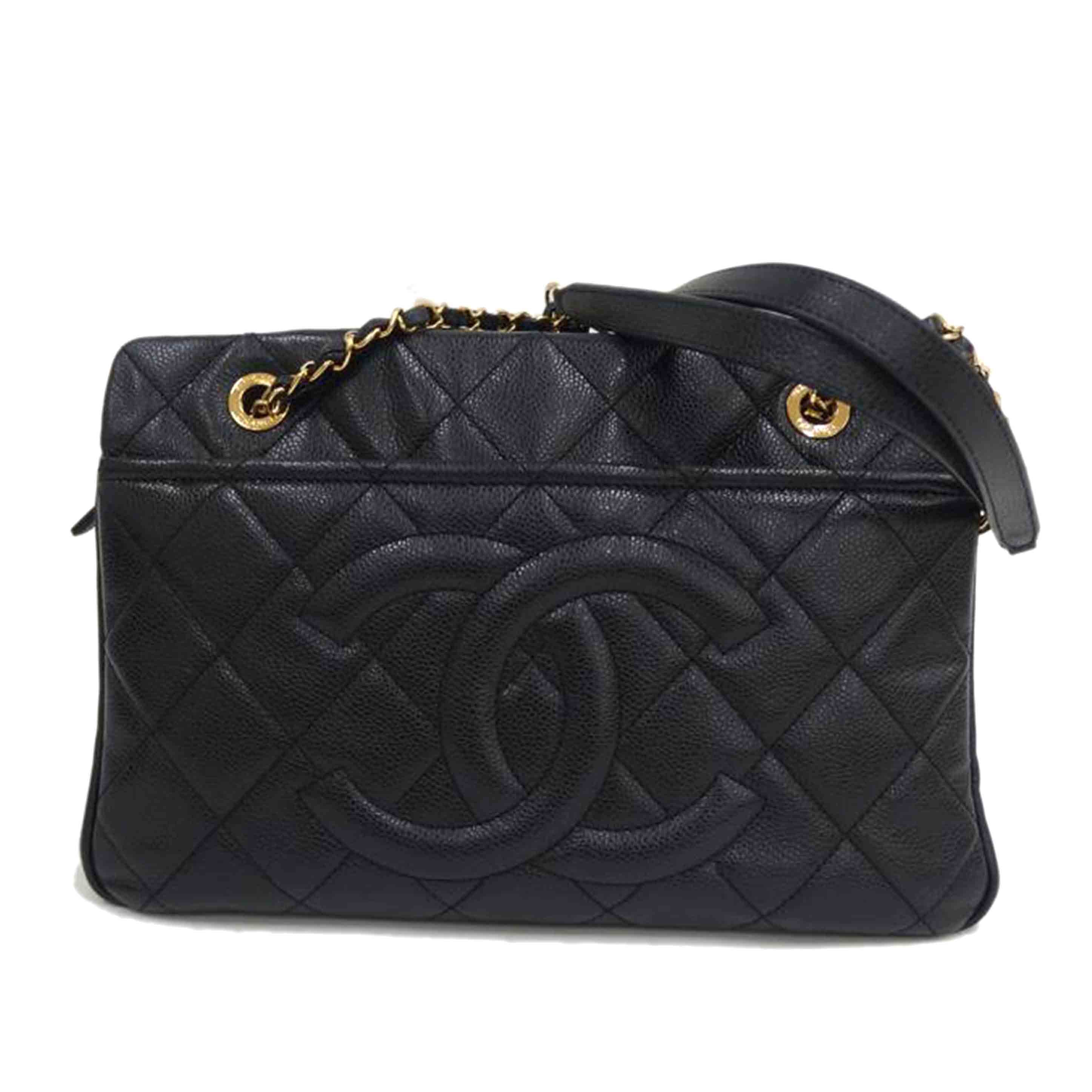 CHANEL シャネル/マトラッセ キャビアスキン チェーンショルダーバッグ //188*****/ABランク/82