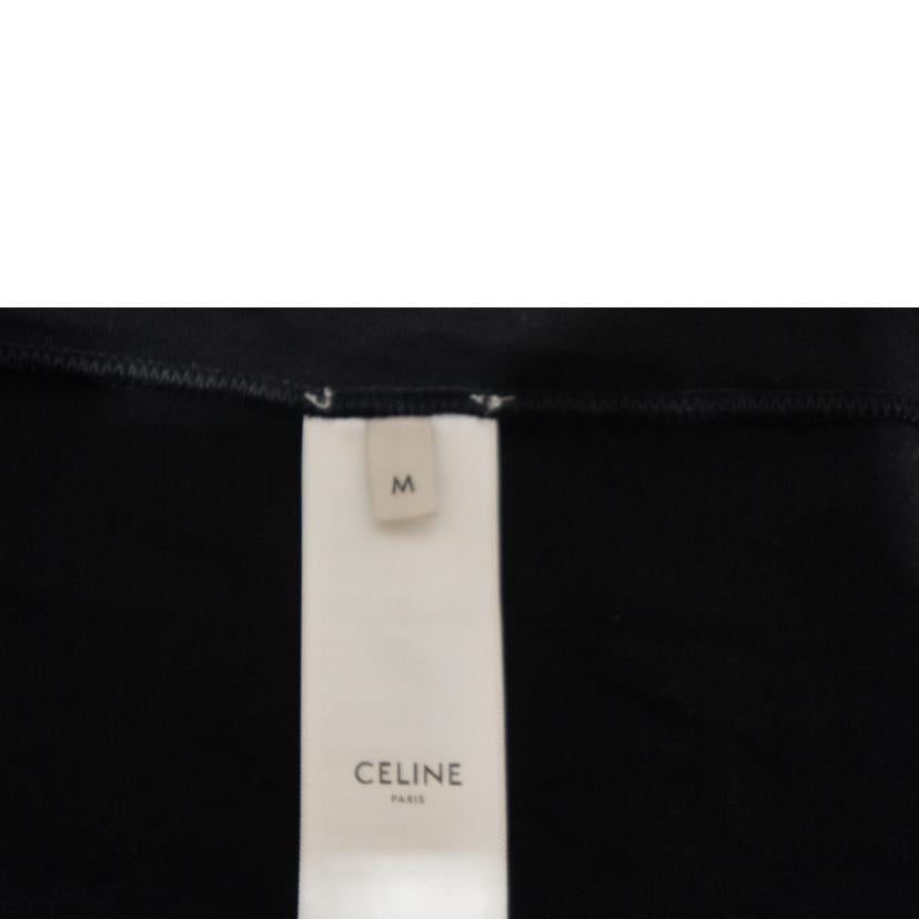 CELINE セリーヌ/ロゴルーズTシャツ BLK/WHT/2X764671Q//ABランク/94