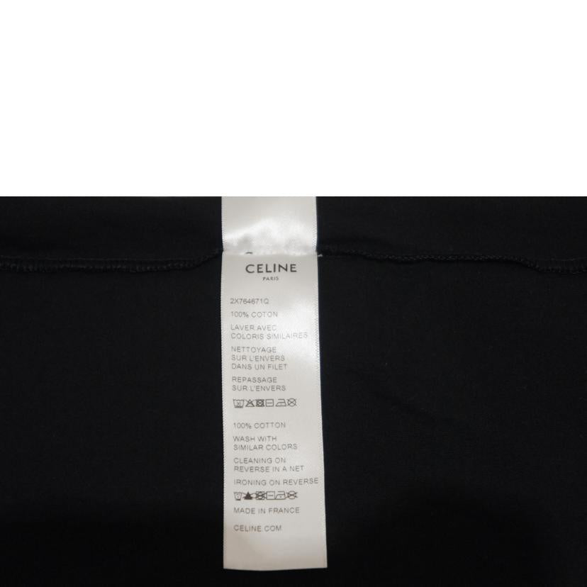 CELINE セリーヌ/ロゴルーズTシャツ BLK/WHT/2X764671Q//ABランク/94