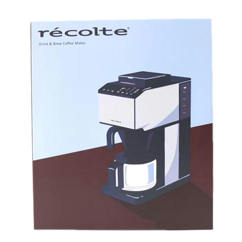レコルト/コーン式全自動コーヒーメーカー/RCD-1(S)//Sランク/71