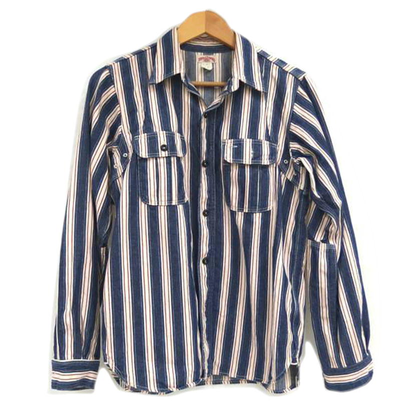 THE REAL McCOY'S THE REAL McCOY'S/DOUBLE DIAMONDストライプシャツ/コットン//ABランク/82