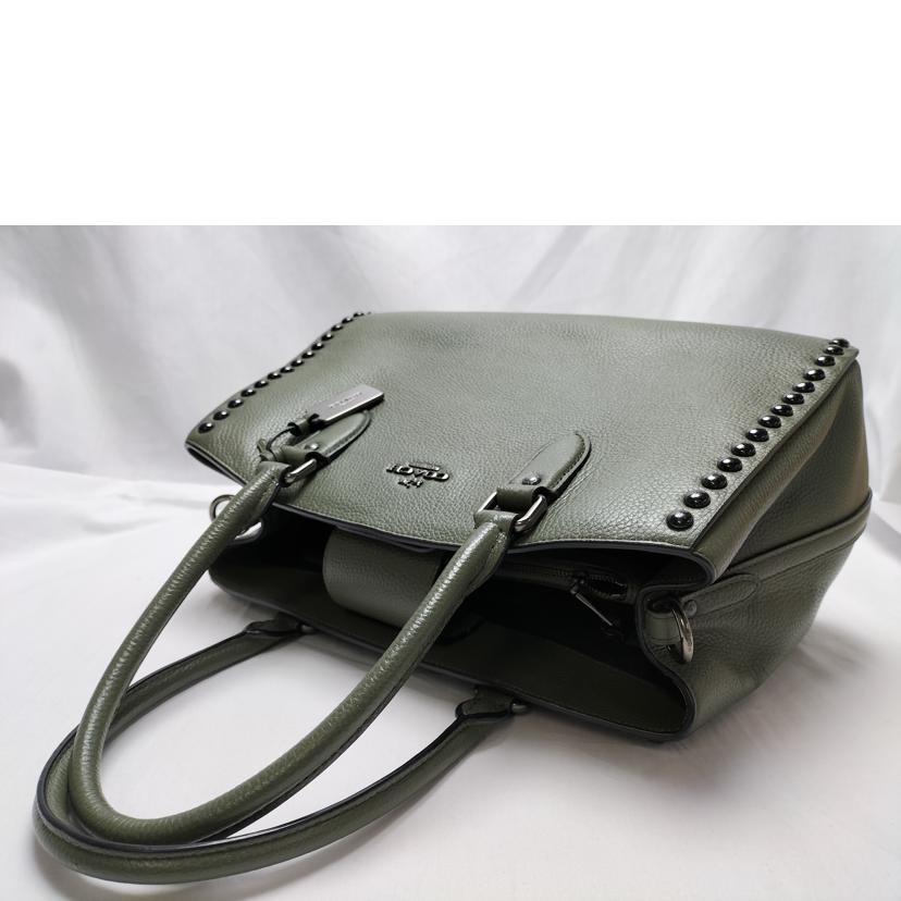 COACH コーチ/リベット エンパイア キャリーオール 2Wayバッグ/36399//Aランク/52