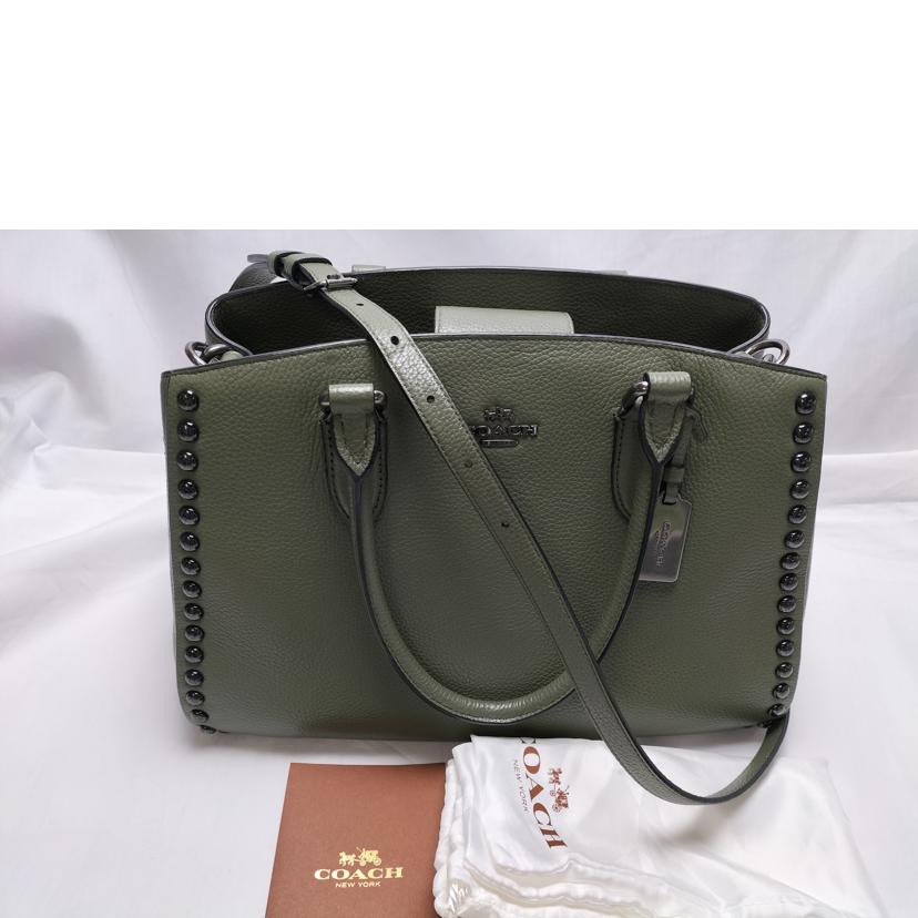 COACH コーチ/リベット エンパイア キャリーオール 2Wayバッグ/36399//Aランク/52