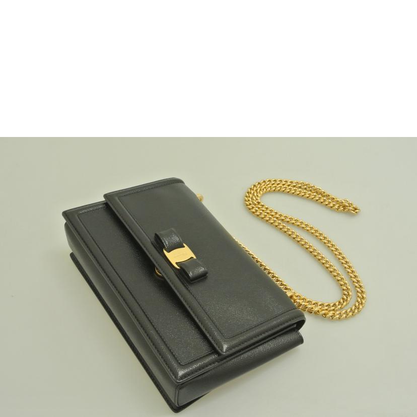 S.Ferragamo フェラガモ/チェーンショルダーバッグ/GU-21//G462/ABランク/87