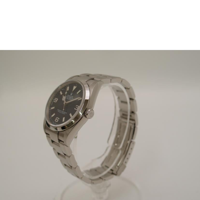 ROLEX ロレックス 腕時計 自動巻き ステンレス ブラック オーバーホール済 外装新品仕上済 2006年頃製造 /エクスプローラーⅠ/Z番/114270//Z900078(2006)/SAランク/69
