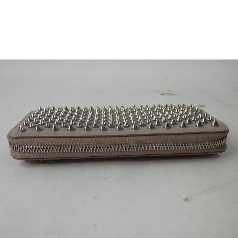 Christian louboutin クリスチャン ルブタン/パネトーネ/スタッズ/ラウンドファスナー長財布//Aランク/84