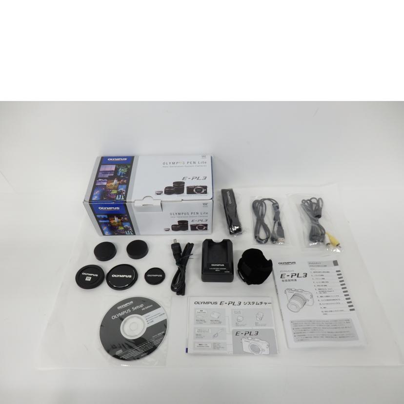 OLYMPUS オリンポス/ミラーレス一眼/E-PL3 ダブルズームキット/E-PL3 ダブルズームキット//BAU502209/Aランク/71