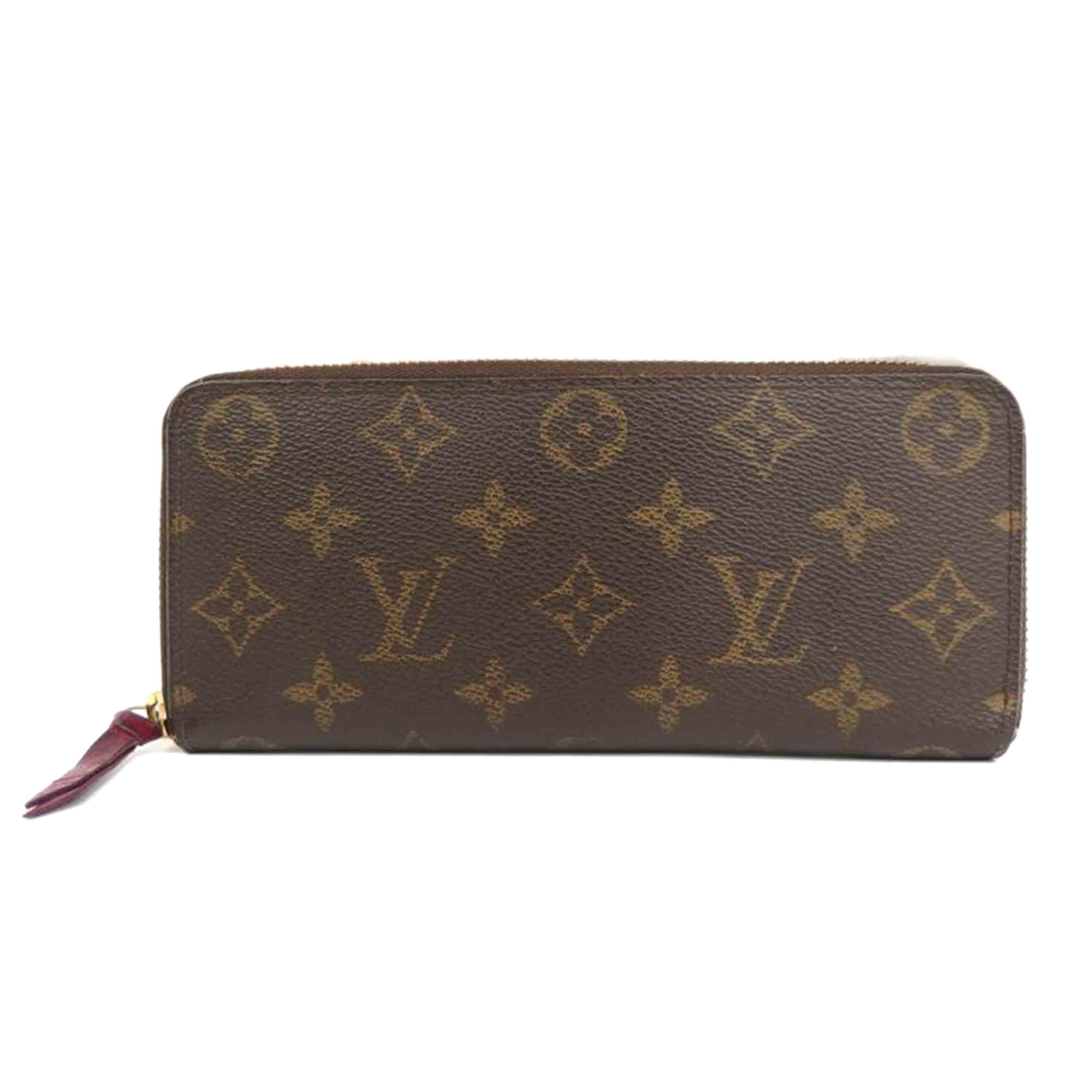 LOUIS VUITTON ルイヴィトン/ポルトフォイユクレマンス･フューシャ/M60742/SP2***/ルイ･ヴィトン/Bランク/82【中古】財布