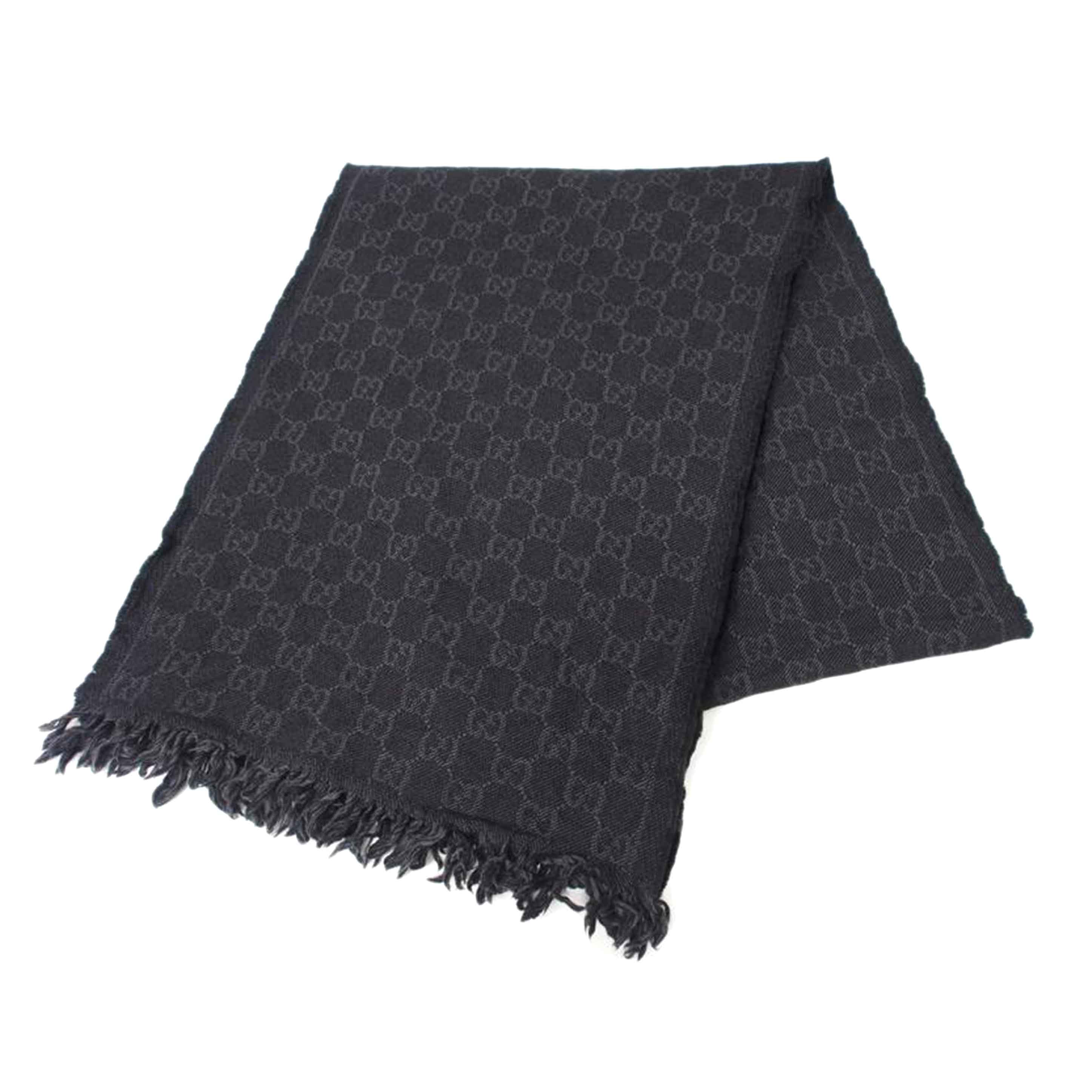 GUCCI グッチ/GG柄/フリンジマフラー/100995//48200/Aランク/78