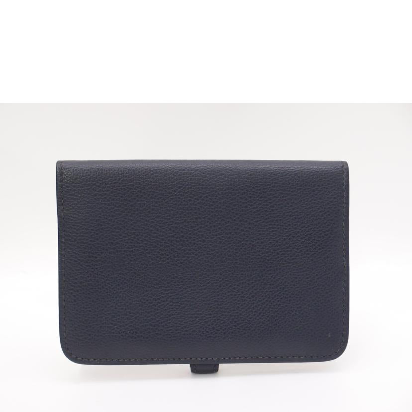 HERMES エルメス 財布 二つ折り 小銭入れ 2020年製 レザー 濃紺 /ドゴンコンパクト/エバーカラー/ブルーサフィール//Y刻印(2020)/ABランク/69
