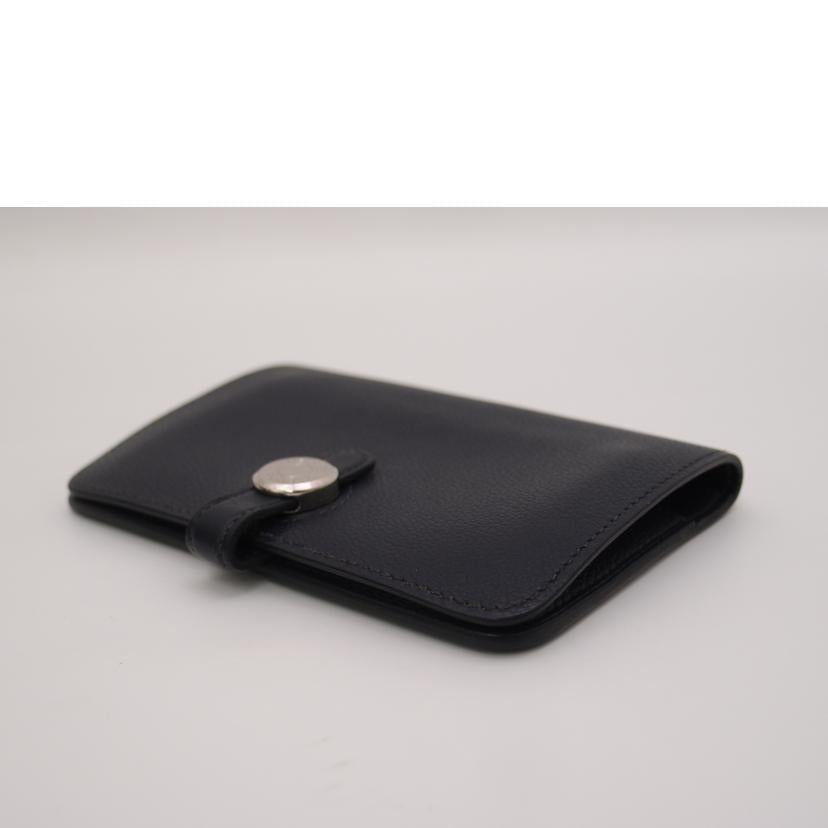 HERMES エルメス 財布 二つ折り 小銭入れ 2020年製 レザー 濃紺 /ドゴンコンパクト/エバーカラー/ブルーサフィール//Y刻印(2020)/ABランク/69