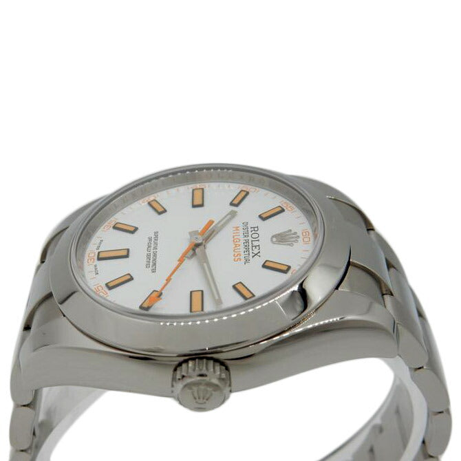 ROLEX ロレックス/ミルガウス・ホワイト/V番/116400//V857309/Aランク/02