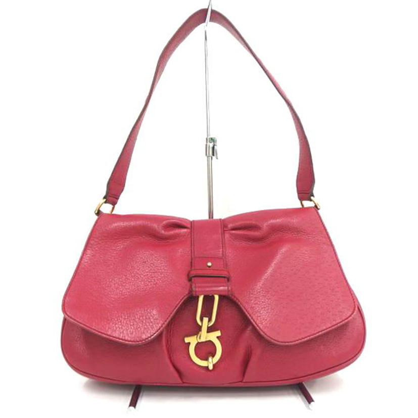 S.Ferragamo フェラガモ/ガンチーニレザーショルダー//EY-21 5832/Bランク/82