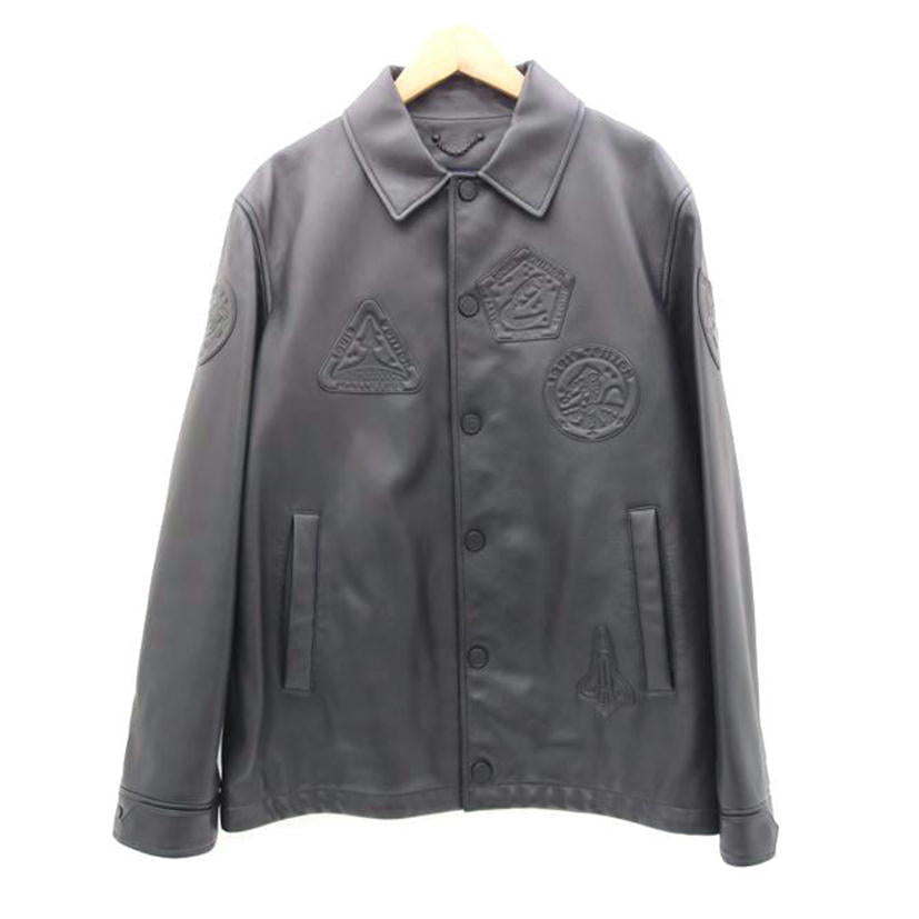LOUIS VUITTON ルイヴィトン/LV ロゴパッチレザージャケット 19SS/HGL01E JLD//SAランク/69