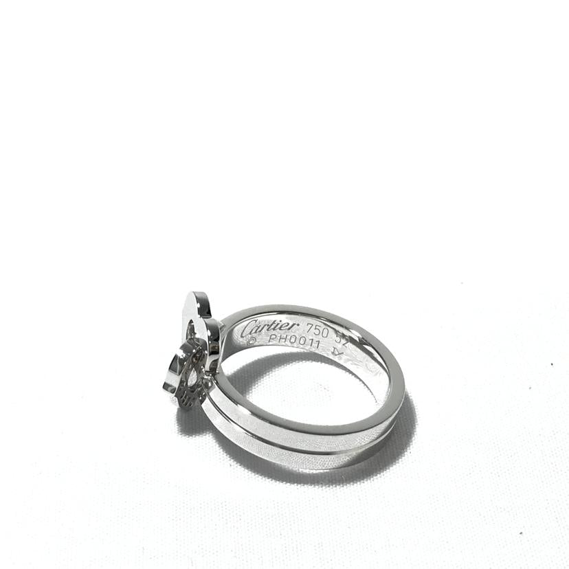 Cartier カルティエ/ダブルハートリング ダイヤ入り//PH0011/ABランク/51
