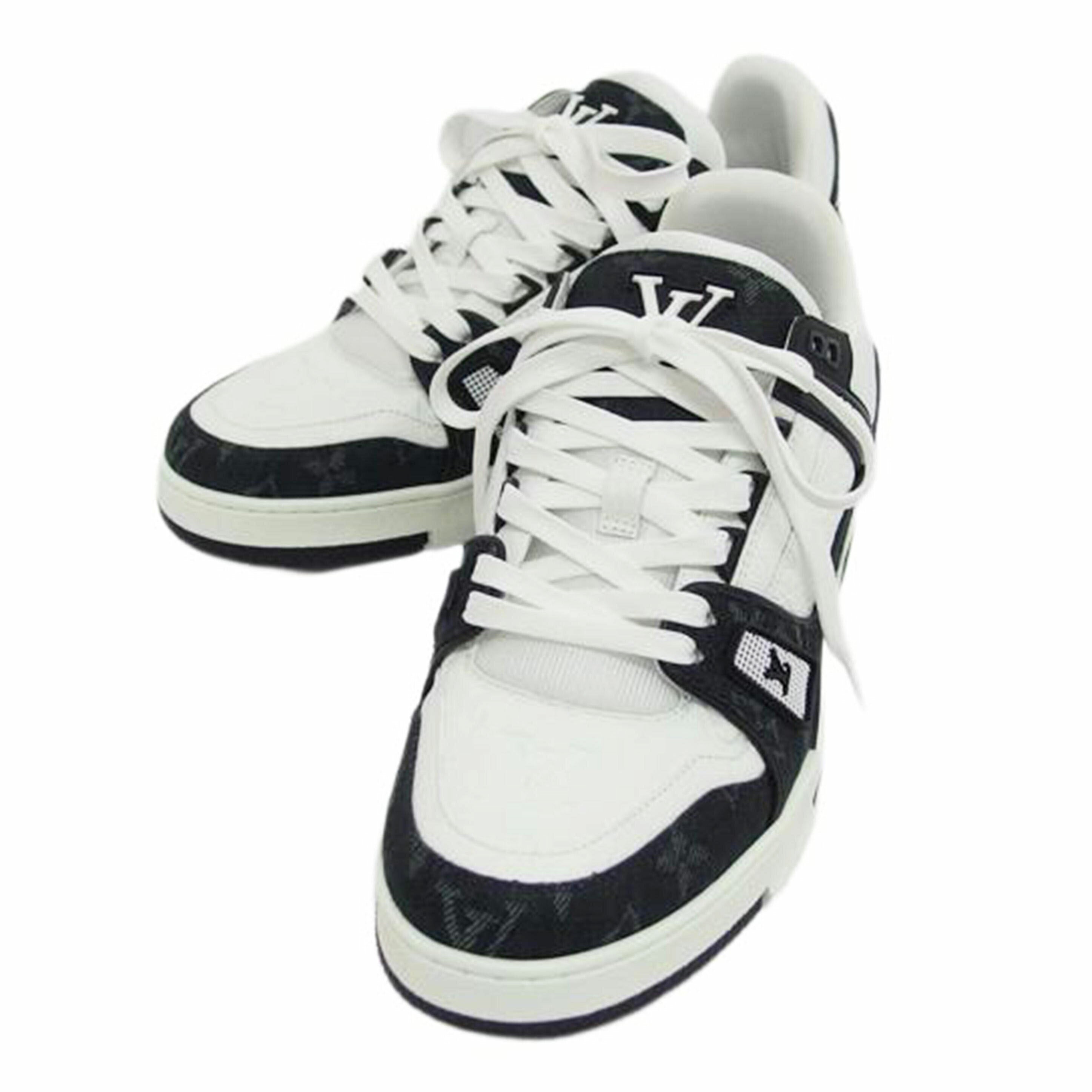 LV ルイヴィトン/トレイナー・ラインスニーカー/モノグラム/デニム/1A9JG9//MS0262/Aランク/04