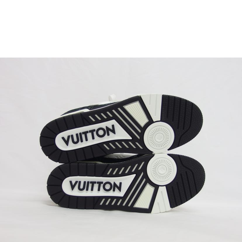 LV ルイヴィトン/トレイナー・ラインスニーカー/モノグラム/デニム/1A9JG9//MS0262/Aランク/04