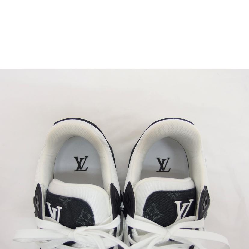 LV ルイヴィトン/トレイナー・ラインスニーカー/モノグラム/デニム/1A9JG9//MS0262/Aランク/04