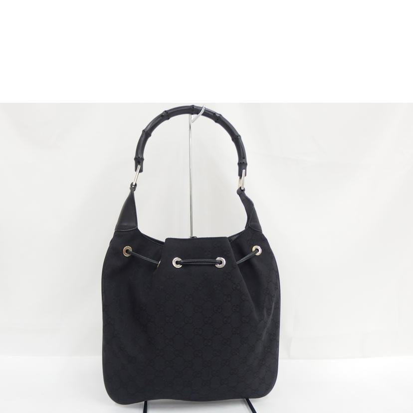 GUCCI グッチ/GGキャンバスバンブーワンショルダー/黒/001.4033//200047/ABランク/82