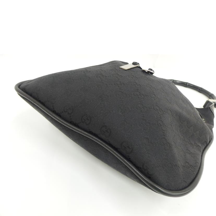 GUCCI グッチ/GGキャンバスバンブーワンショルダー/黒/001.4033//200047/ABランク/82
