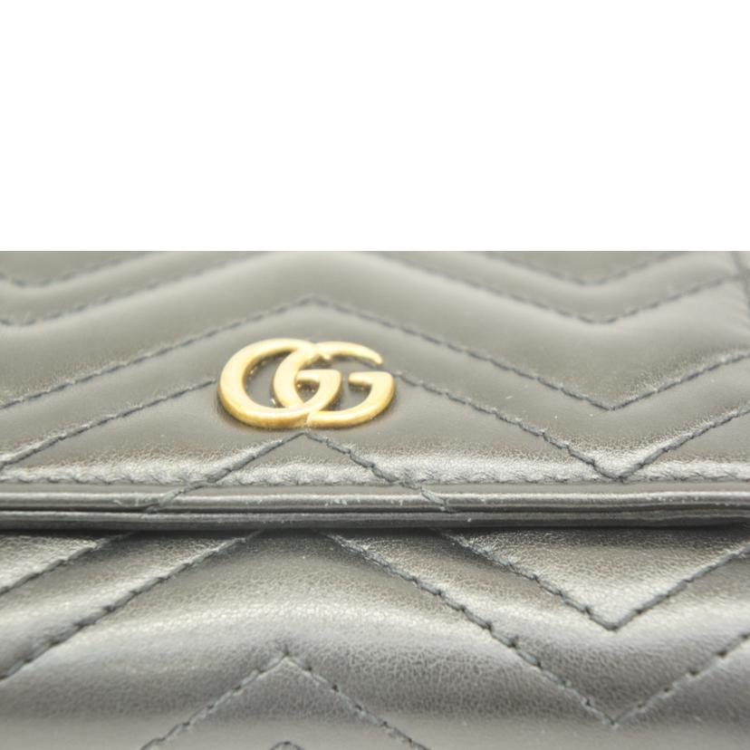 GUCCI グッチ/GGマーモントコンパクトウォレット/598629//2149/Bランク/05