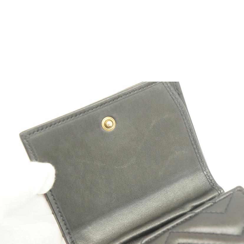 GUCCI グッチ/GGマーモントコンパクトウォレット/598629//2149/Bランク/05