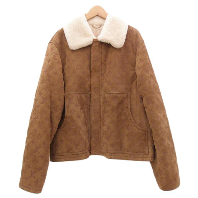LOUIS VUITTON ルイヴィトン/LV シアリングエンボス モノグラム ムートンジャケット 20AW/HJL62EYGL//Aランク/69