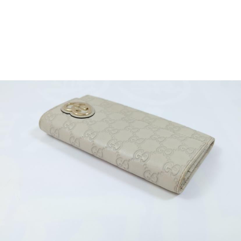 GUCCI グッチ/シマレザーラブリーハート二つ折長財布/251861//0959/Bランク/71