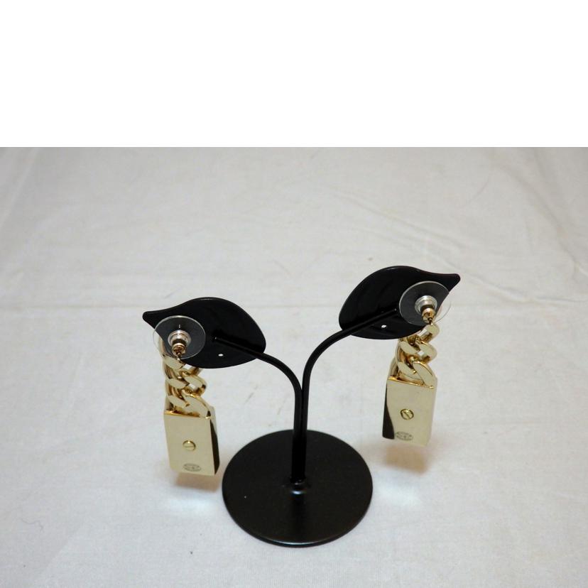 CHANEL CHANEL/ココマーク/ラインストーンピアス//Aランク/95