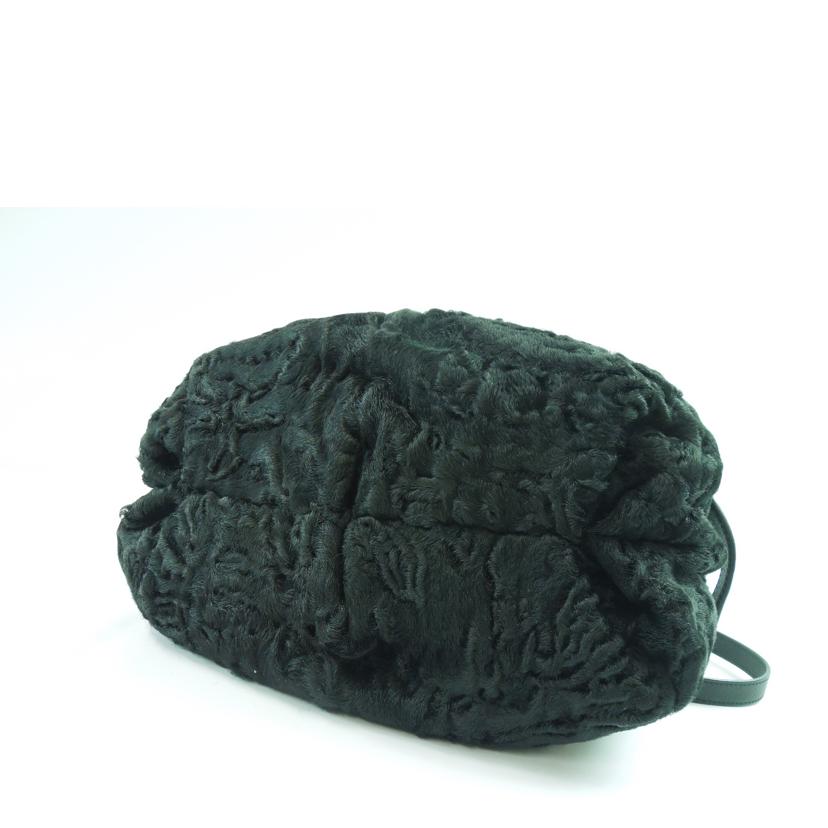 Ferragamo フェラガモ/ファー2wayバッグ/ブラック//AQ-21 5846/Aランク/83