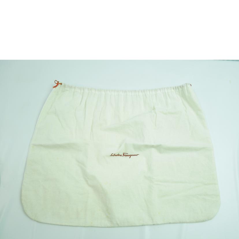 Ferragamo フェラガモ/ファー2wayバッグ/ブラック//AQ-21 5846/Aランク/83