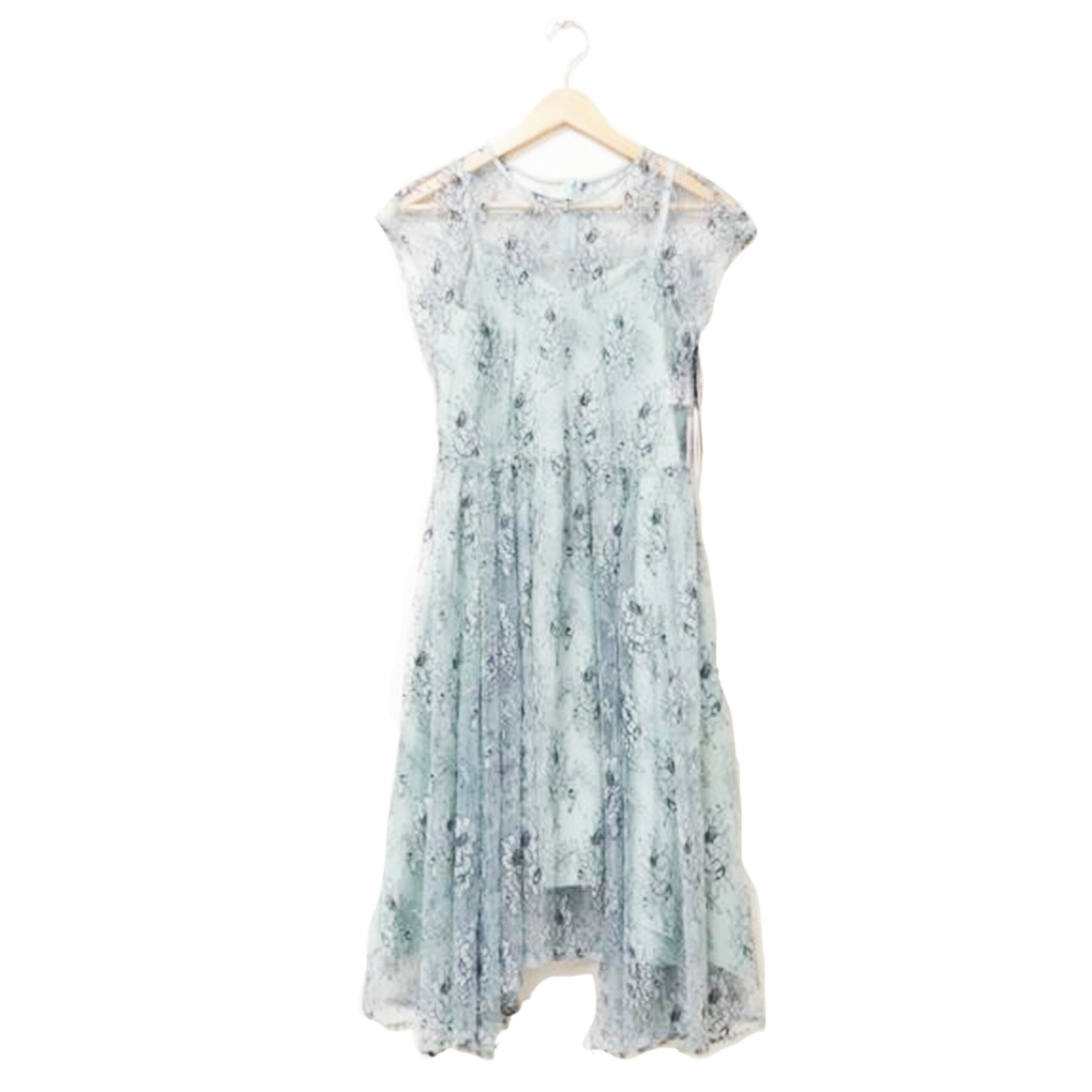 Kaene/Kaene レースワンピース フォーマルドレス グリーン サイズ38//SAランク/83