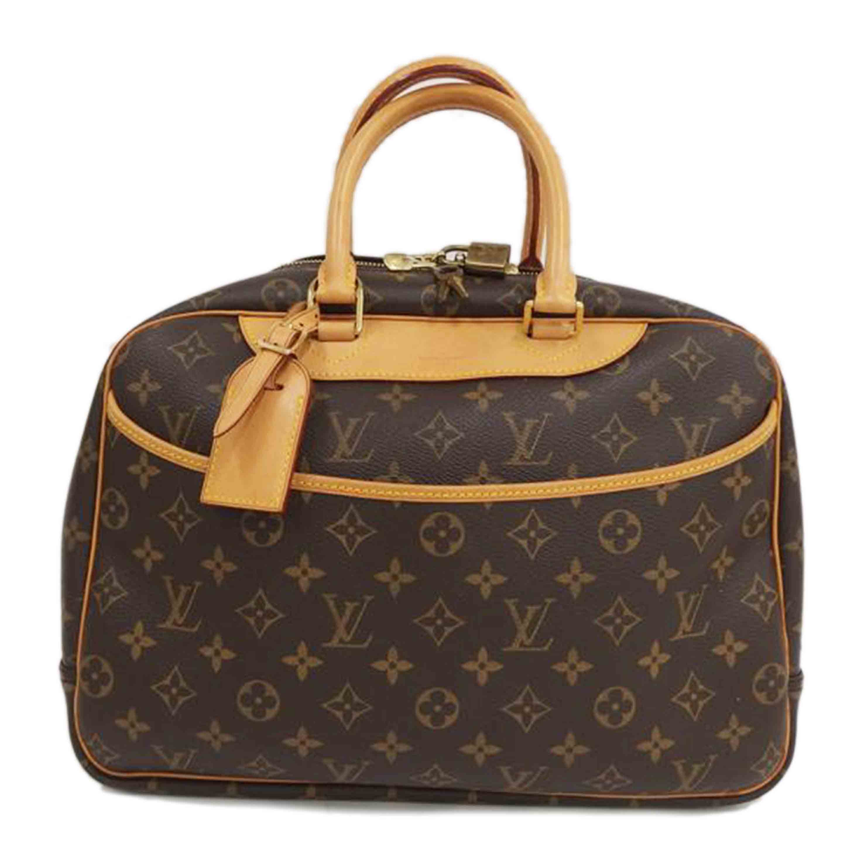 LOUIS VUITTON ルイヴィトン ルイ・ヴィトン ビトン ショルダーバッグ ハンドバッグ トートバッグ ブラウン メンズ レディース 定番 人気 LV 斜め掛け 肩がけ/ボーリング・ヴァニティ 旧ドーヴィル/モノグラム/M47270//MB0***/ABランク/82