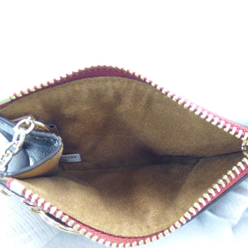 COACH コーチ/シグネチャーPVCキーリング付コイン/カードケース/88208//M22**/Aランク/64