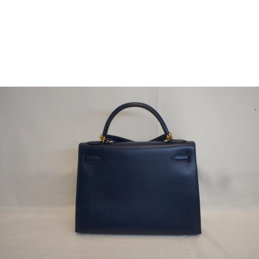 HERMES エルメス/ケリー32/トゴ/ブルーロワイヤル//○Y刻/Aランク/92