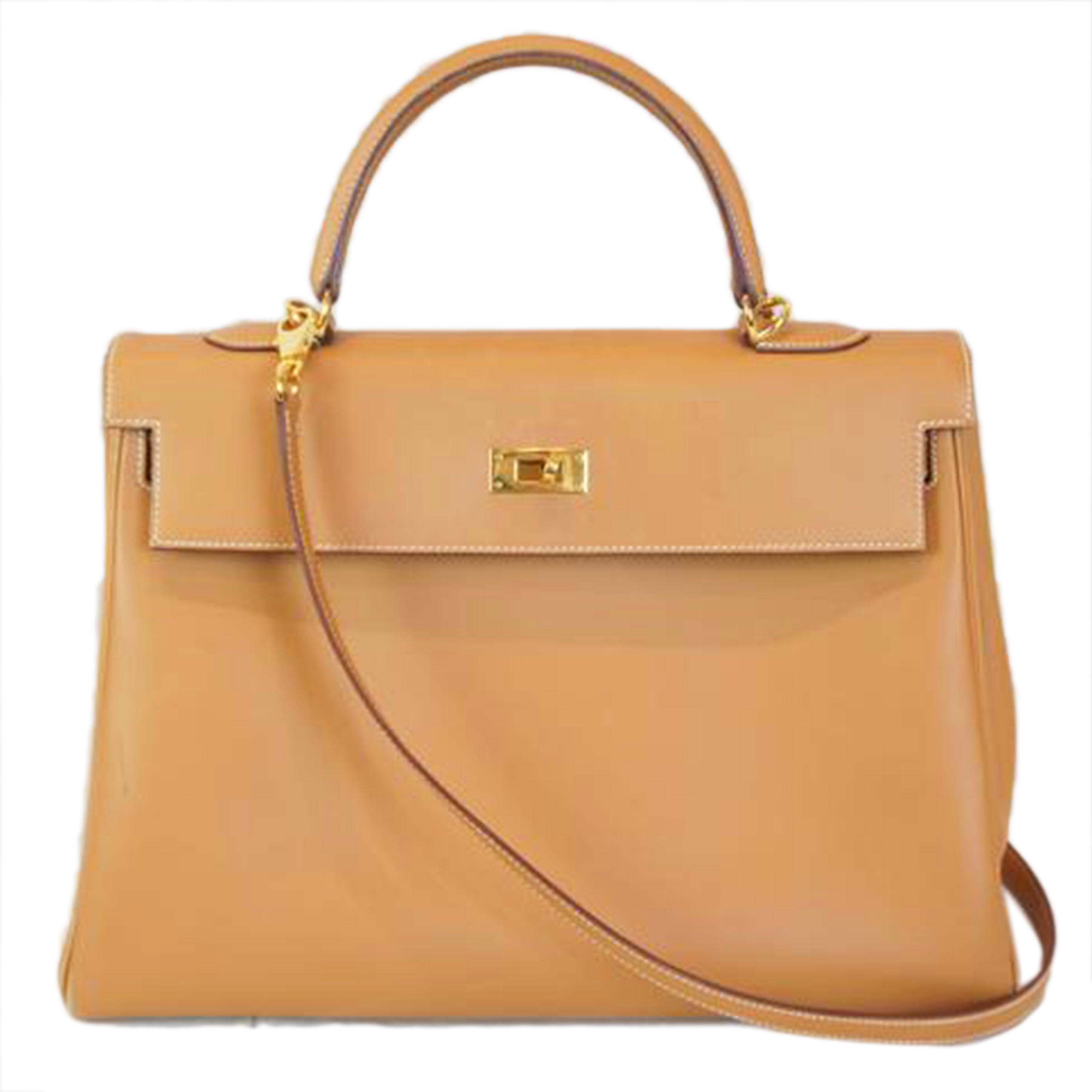 HERMES エルメス/ケリー35/スイフト/ナチュラル//□G刻/ABランク/93