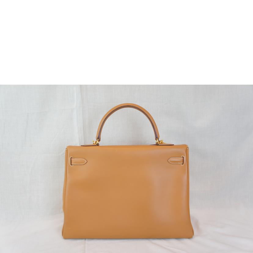 HERMES エルメス/ケリー35/スイフト/ナチュラル//□G刻/ABランク/93