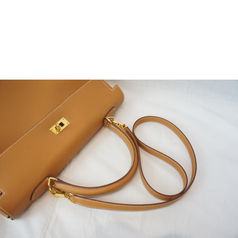 HERMES エルメス/ケリー35/スイフト/ナチュラル//□G刻/ABランク/93