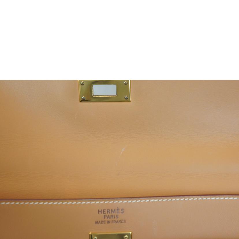 HERMES エルメス/ケリー35/スイフト/ナチュラル//□G刻/ABランク/93