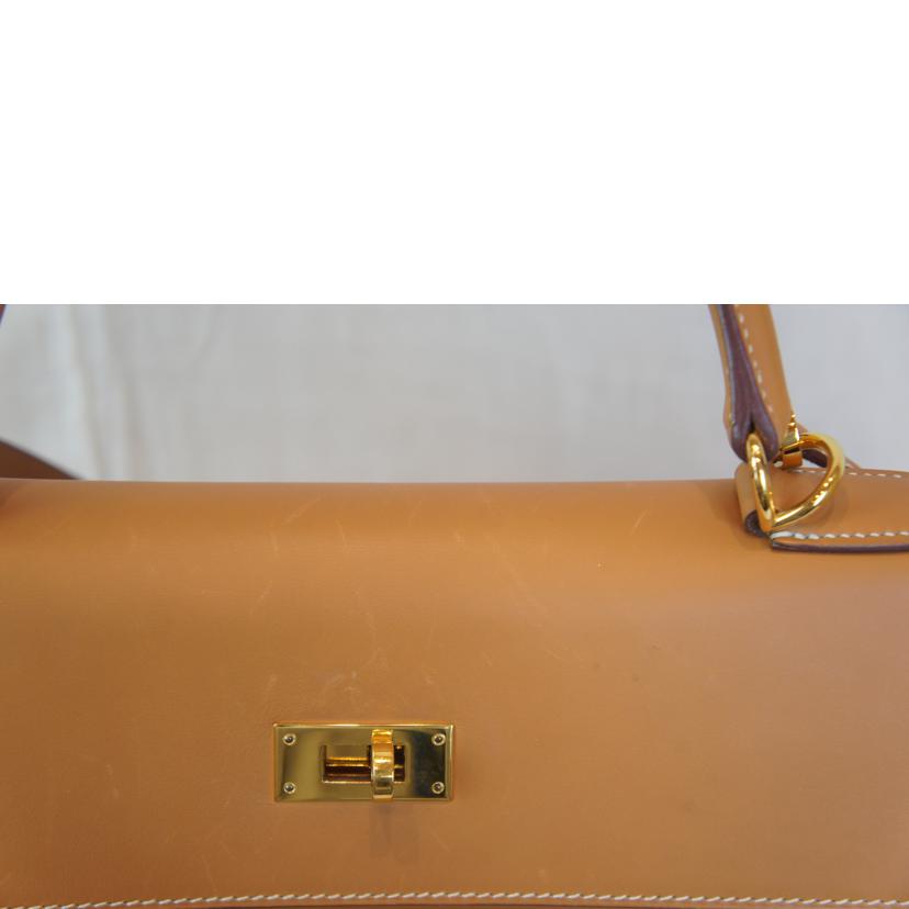 HERMES エルメス/ケリー35/スイフト/ナチュラル//□G刻/ABランク/93