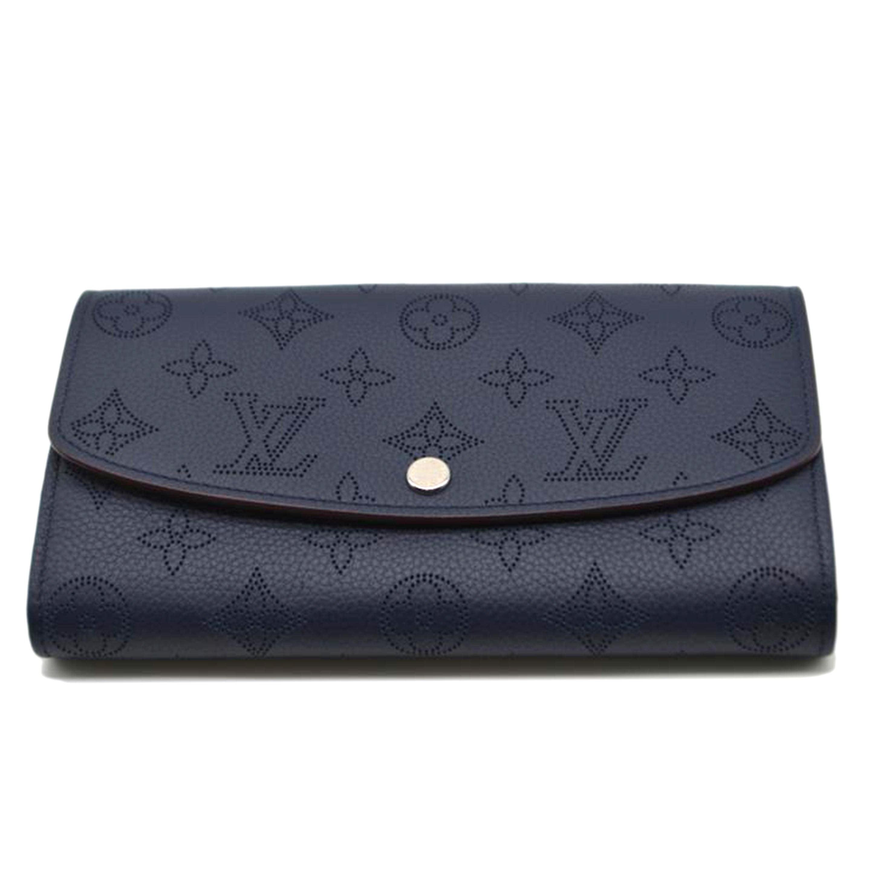 LV ルイヴィトン/ポルトフォイユ・イリス/マヒナ/ブルーマリーヌ/M62071//TN4157/SAランク/89