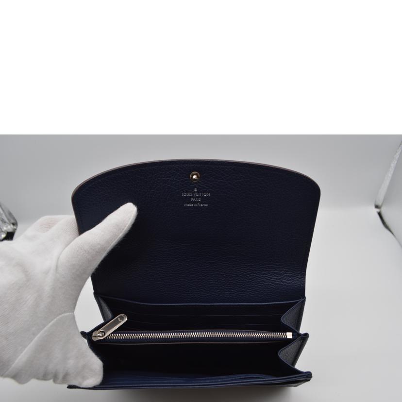 LV ルイヴィトン/ポルトフォイユ・イリス/マヒナ/ブルーマリーヌ/M62071//TN4157/SAランク/89