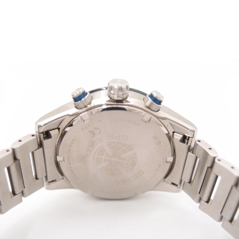SEIKO セイコー 腕時計 5X53-0AE0 ステンレス GPS デュアルタイム ブルー文字盤/アストロン/5Xシリーズ/電波ソーラー/SBXC015//911220/ABランク/69