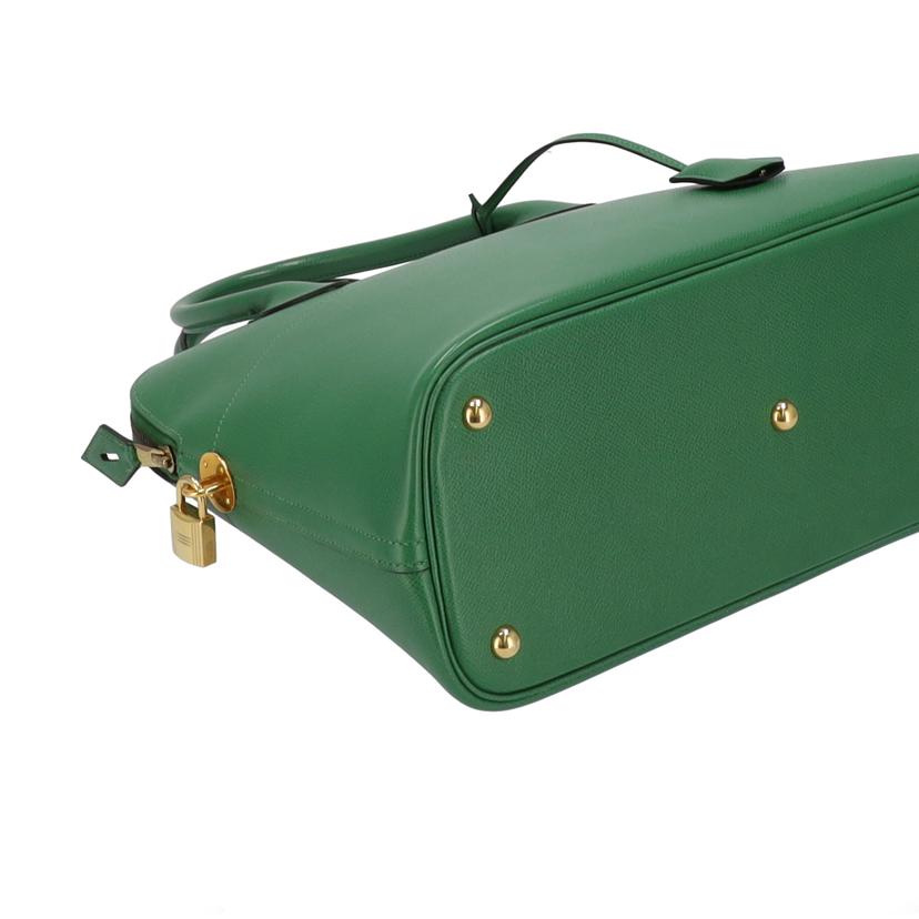HERMES エルメス/ボリード35/クシュベル/グリーン/GD金具//○Y刻印 0C/ABランク/75