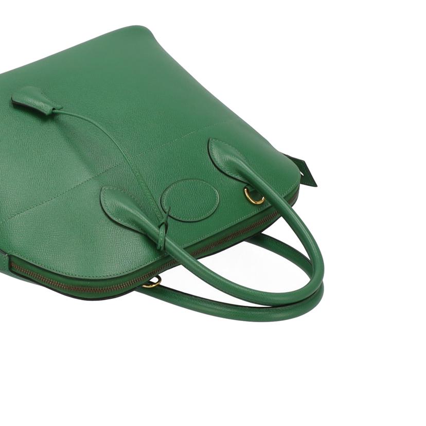 HERMES エルメス/ボリード35/クシュベル/グリーン/GD金具//○Y刻印 0C/ABランク/75